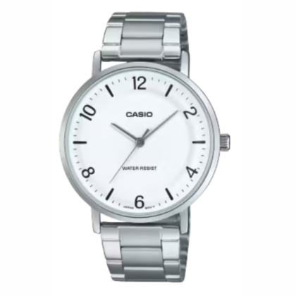Casio General MTP-VT03D-7B Stainless Steel Band Men Watch